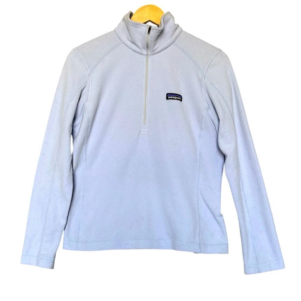Patagonia Women’s 1/4 Zip Fleece Pullover Periwinkle Blue Size S